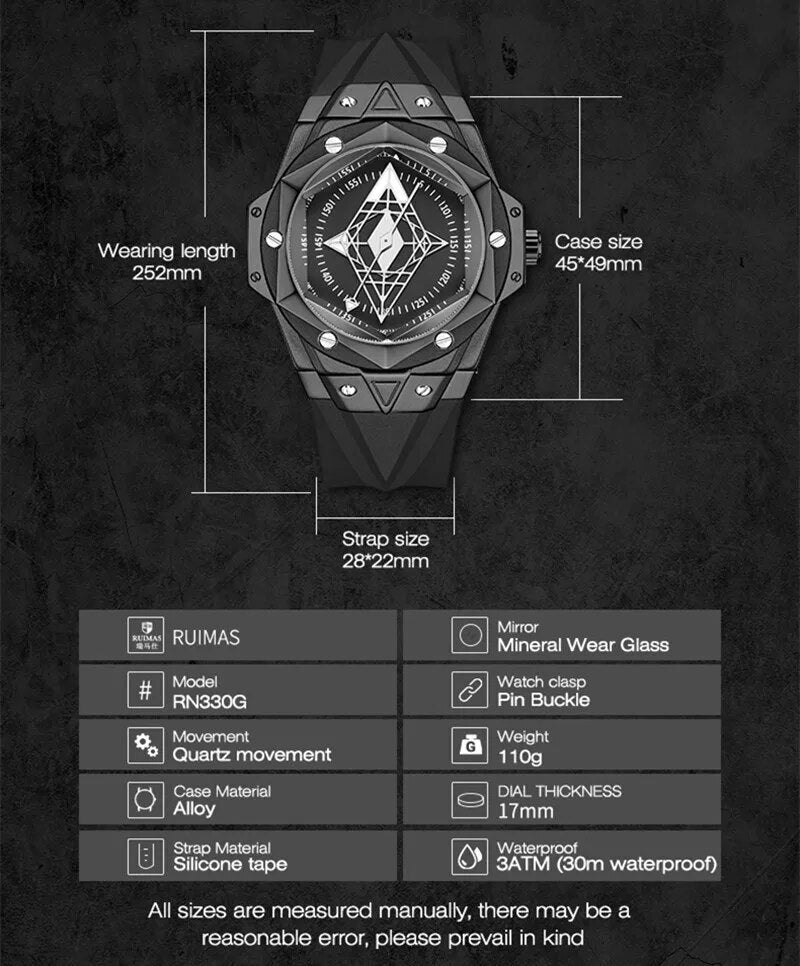 RUIMAS 330 – Men’s Luxury Sport Watch