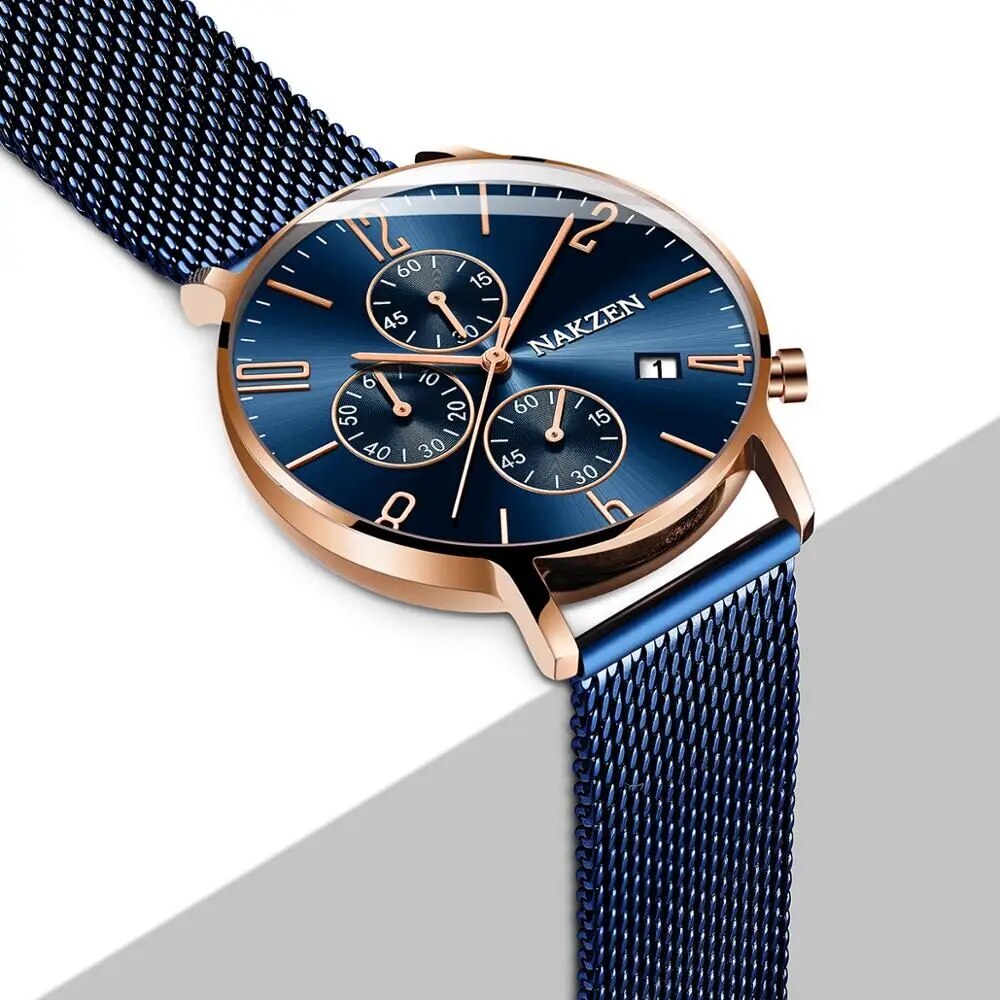 NAKZEN 5056 – Men’s Luxury Sport Chronograph Watch