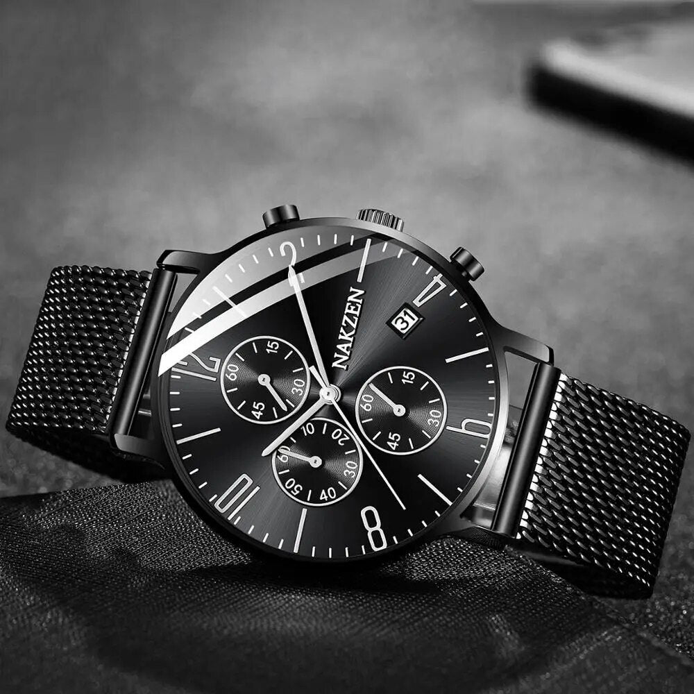 NAKZEN 5056 – Men’s Luxury Sport Chronograph Watch