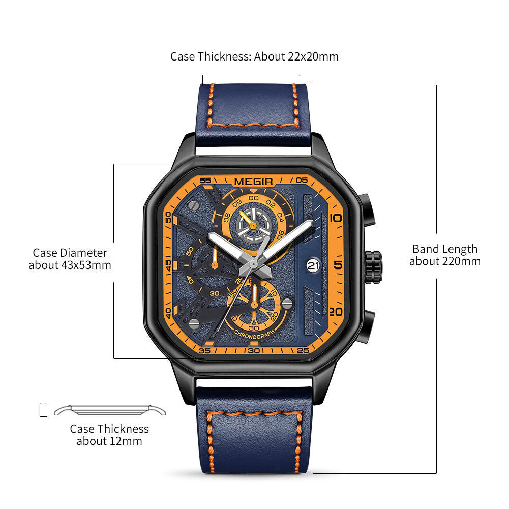 MEGIR 8106 – Men’s Sport Chronograph Watch