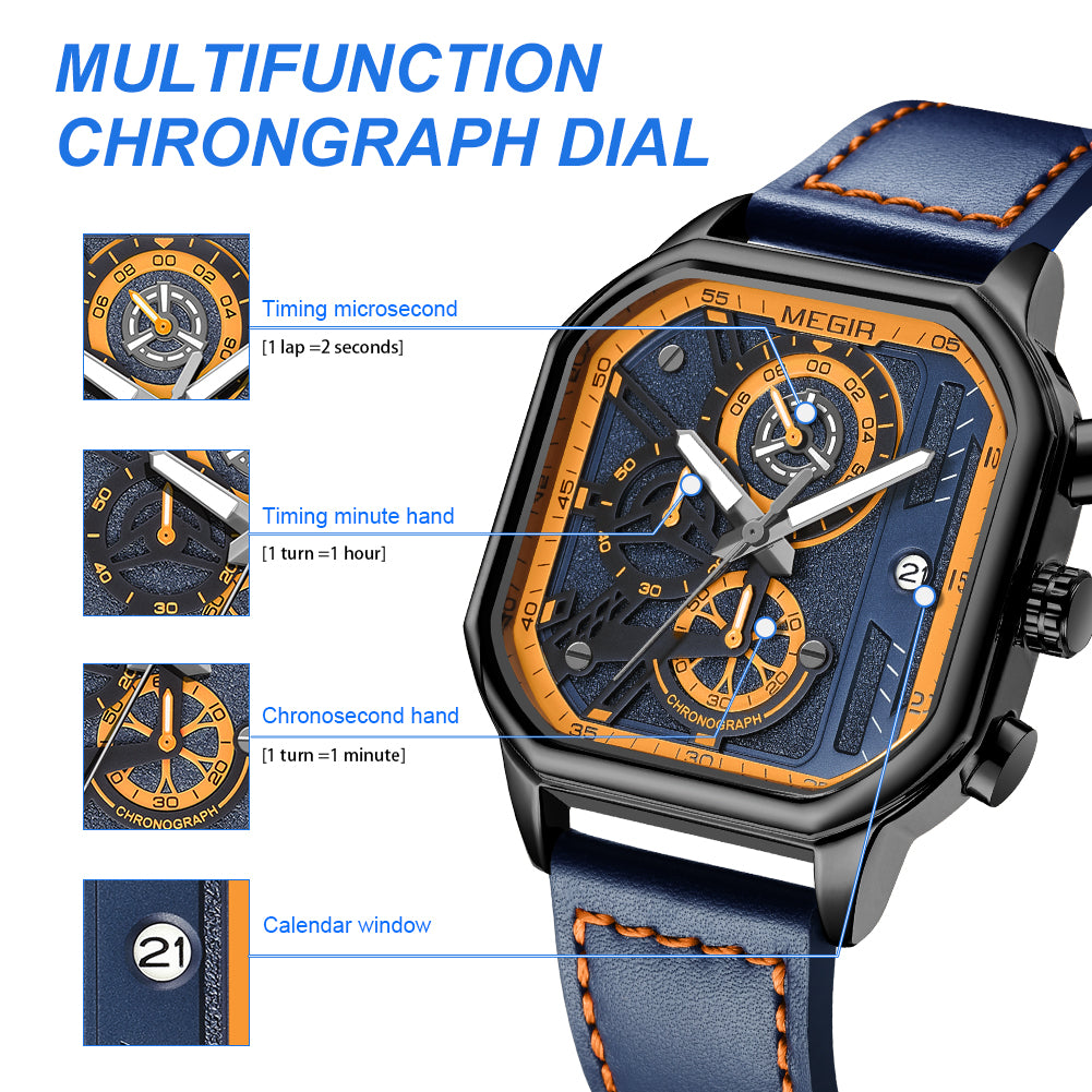MEGIR 8106 – Men’s Sport Chronograph Watch