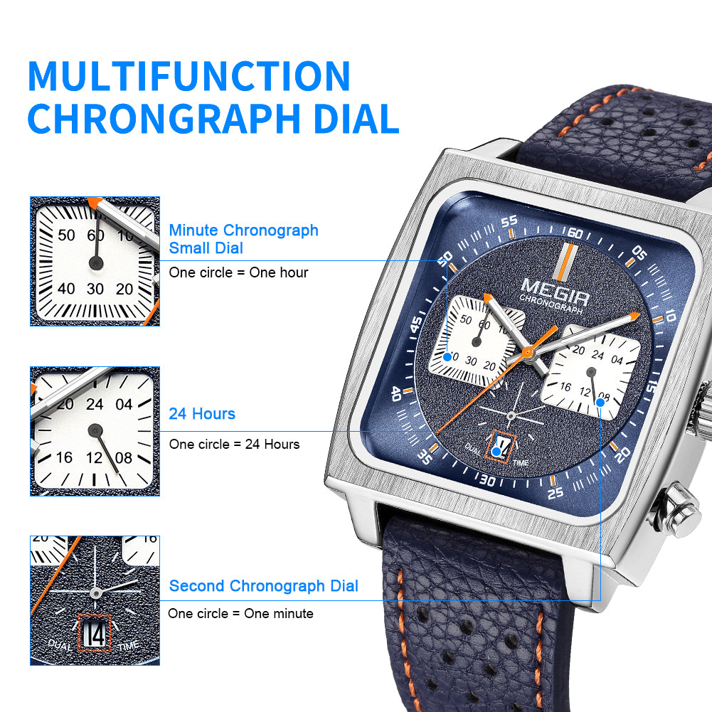 MEGIR 2182 – Men’s Luxury Sport Chronograph Watch