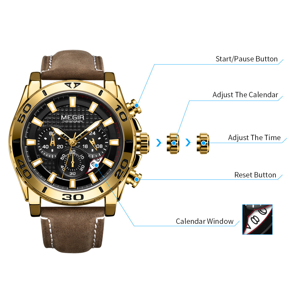 MEGIR 2094 – Men’s Luxury Military Watch