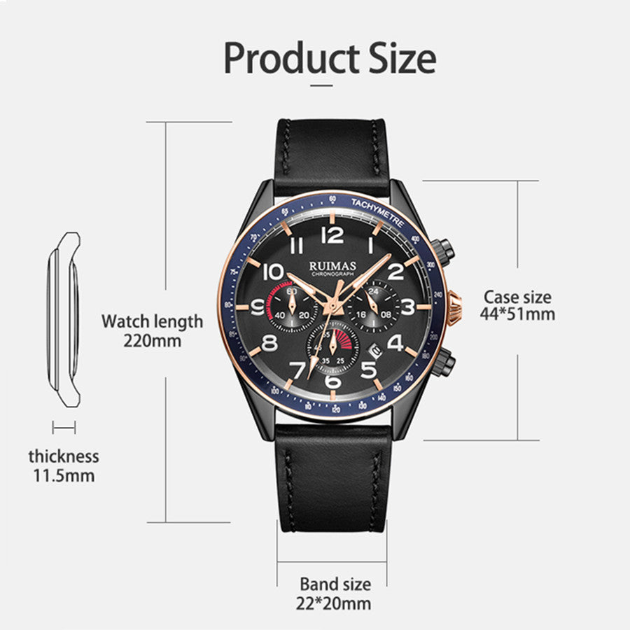 RUIMAS 574 – Men’s Luxury Chronograph Watch