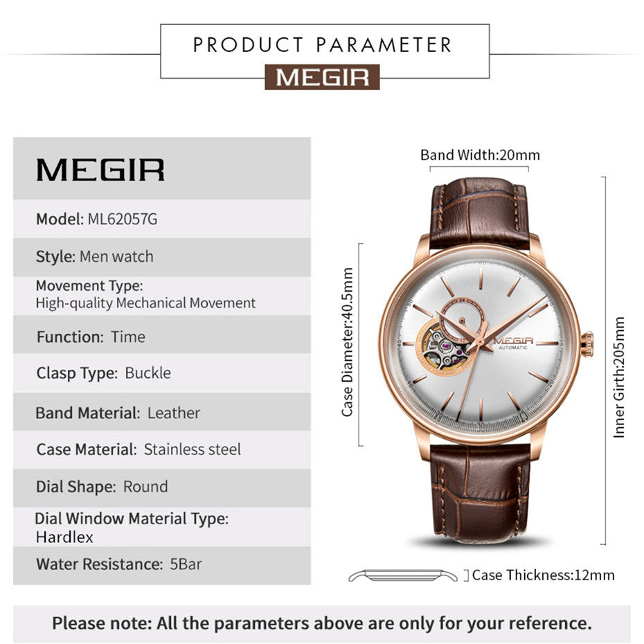 MEGIR 62057 – Men’s Luxury Automatic Watch