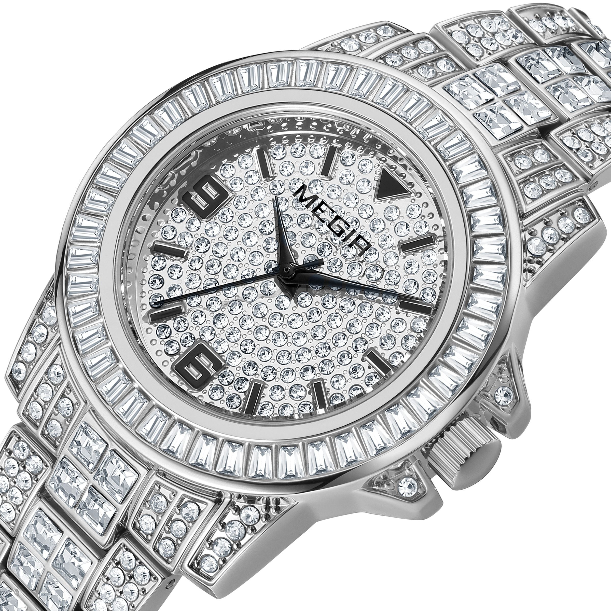 MEGIR 1092 – Men’s Luxury Diamond Watch