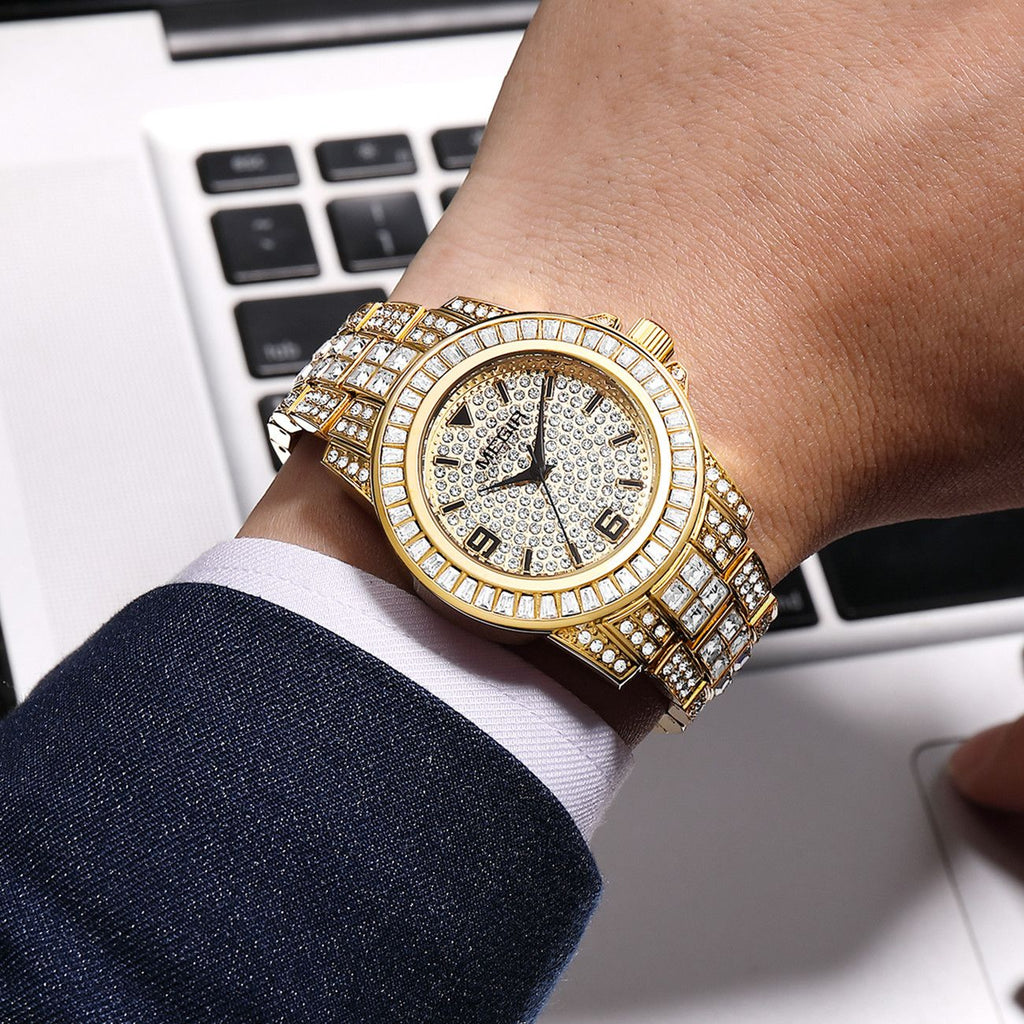 MEGIR 1092 – Men’s Luxury Diamond Watch