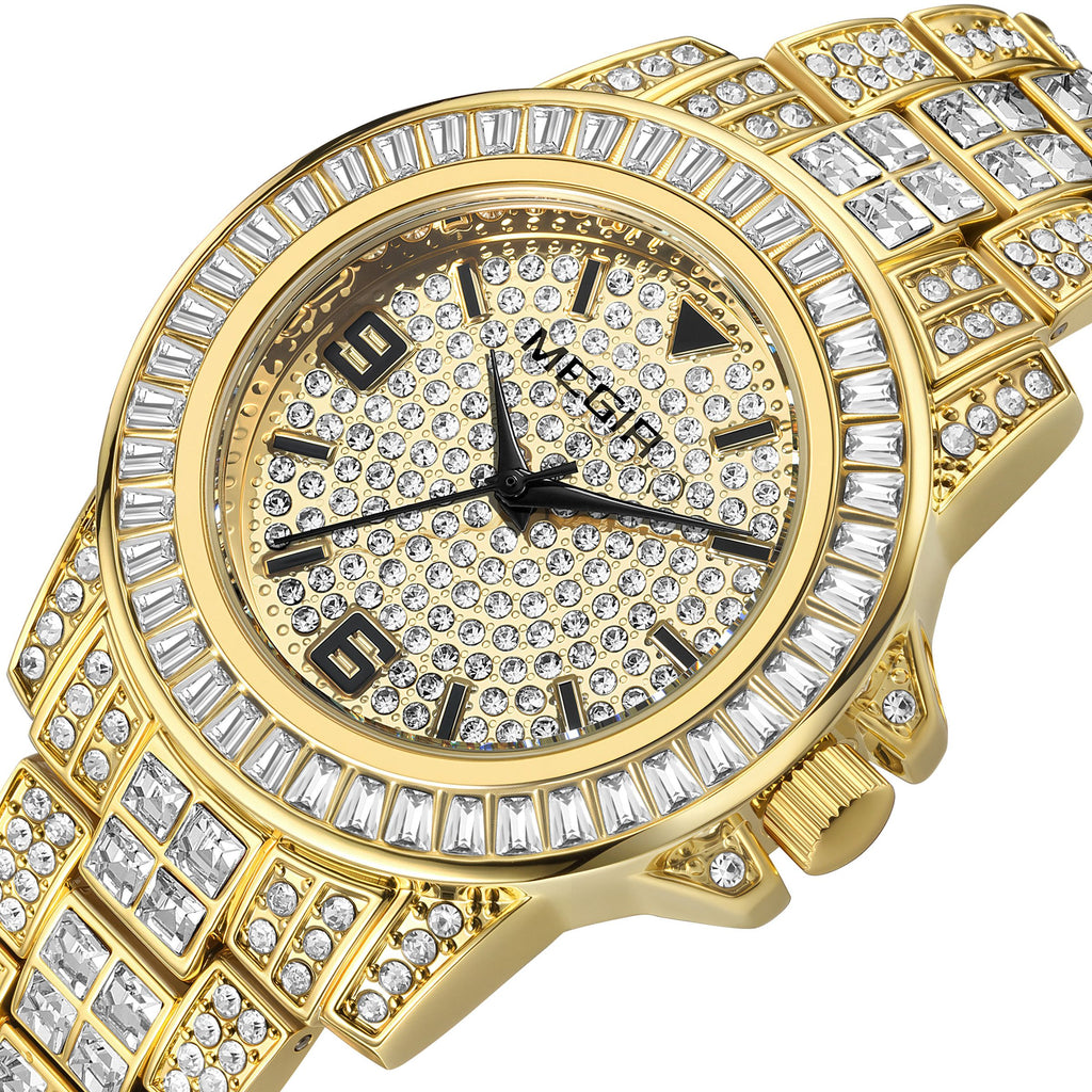 MEGIR 1092 – Men’s Luxury Diamond Watch