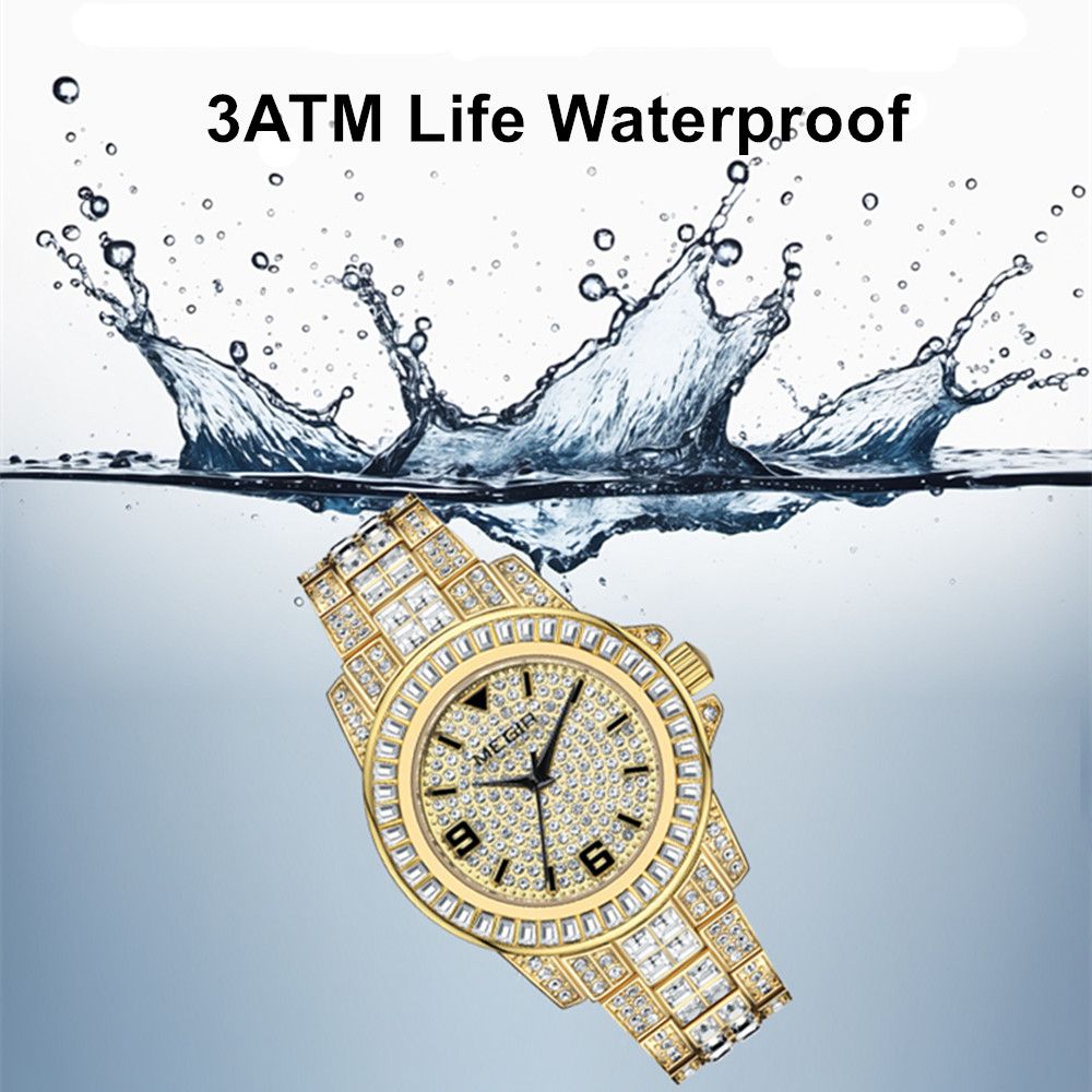 MEGIR 1092 – Men’s Luxury Diamond Watch