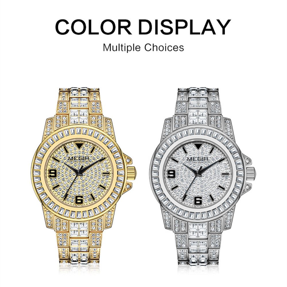 MEGIR 1092 – Men’s Luxury Diamond Watch