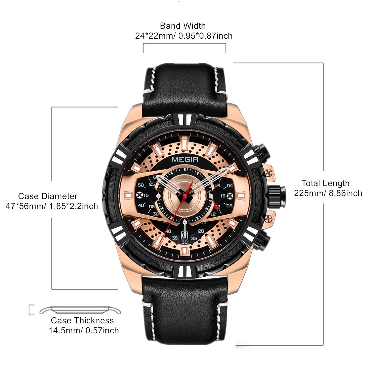 MEGIR 2118 – Men’s Luxury Sport Watch