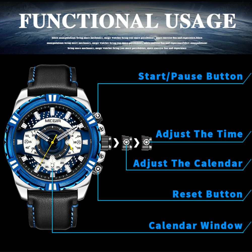 MEGIR 2118 – Men’s Luxury Sport Watch